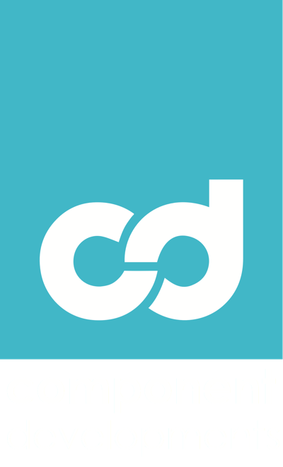 Component Development's Logo in white