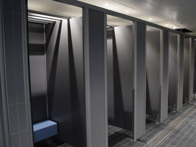 University of Birmingham Stainless Steel Shower Drainage